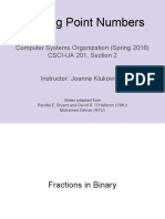 Lecture03 Floating Point Numbers