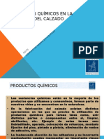 Productos Quimicos en La Industria Del Calzado