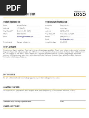 Construction Bid Form1