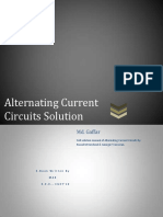 Alternating Current Circuit Solution Manual