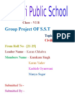Group Project OF S.S.T: Class - VI B
