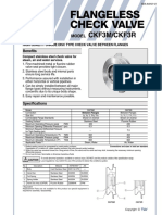 High quality flangeless check valve