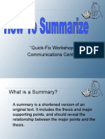How to Summarize.ppt