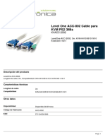 Level One ACC 002 Cable para KVM PS2 3Mts