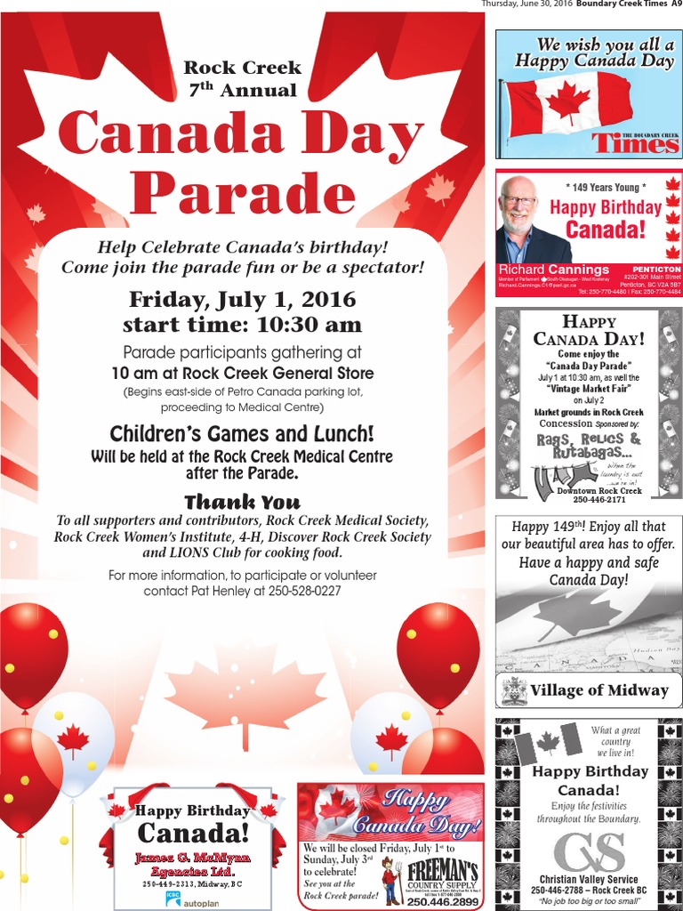 Canada Day in Rock Creek | PDF