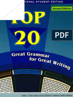 Top 20 - Great Grammar fTop 20 - Great Grammar for Great Writingor Great Writing