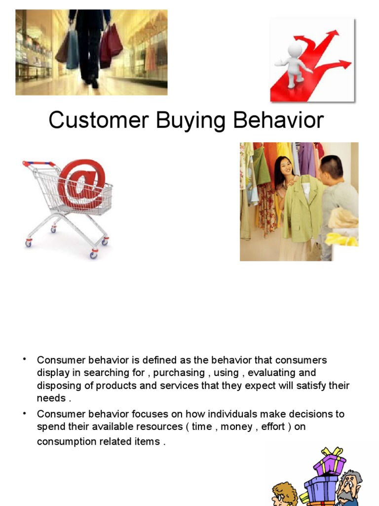 Understanding Consumer Buying Behavior | PDF | Retail | Consumer Behaviour