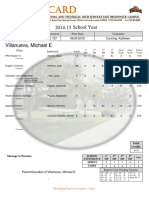 2014-2015 Report Card