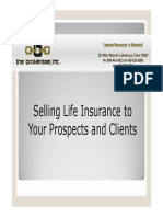 Selling Life Insurance To Your Prospect