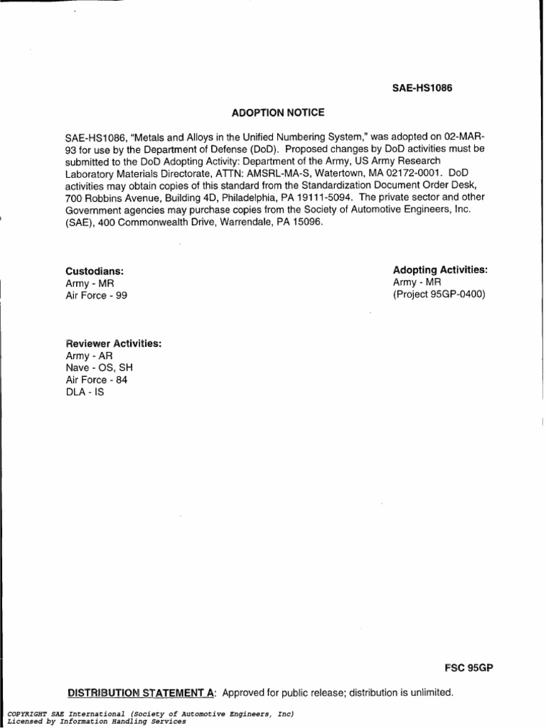 Unified Numbering System PDF Engineering Automotive Industry