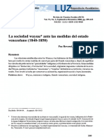 Carmen l. Paz r. - La Sociedad Wayuu Ante Las Medidas Del Estado Venezolano (1840-1850)