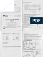 TOKAI LAR 208MUA Notice Mode Emploi Guide Manuel PDF