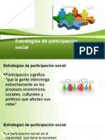 Estrategias de Participación Social 201345