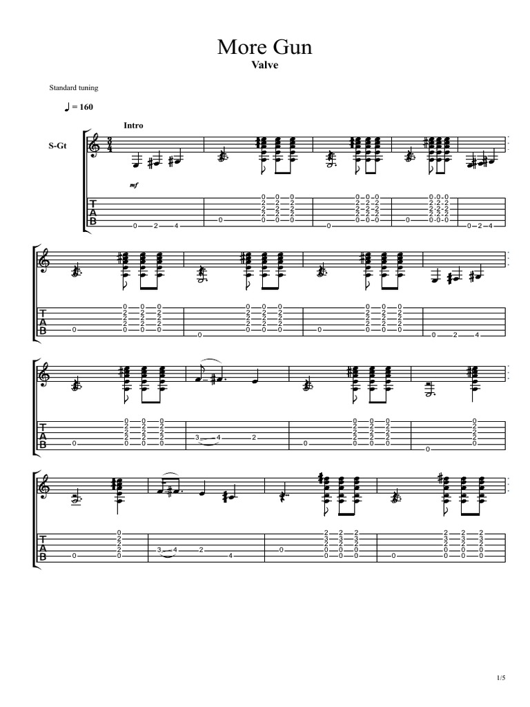 More Gun Guitar PDF PDF