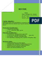 Rajesh Ved Resume