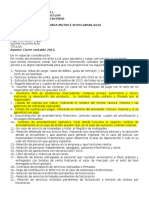 Carta de Requerimientos de Cierre Anual Contable