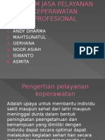 Sistem Jasa Pelayanan Keperawatan Profesional