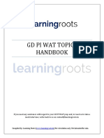 GD PI WAT Topics Handbook