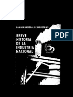 Breve Historia de La Industria Nacional