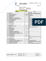 Actuator Data Sheets