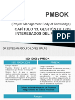 PMBOK Capítulo 13 Gestión Interesados