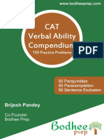 CAT Verbal Ability Compendium 150 Practice Problems