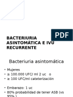 Bacteriuria Asintomática e Ivu Recurrente en embarazadas