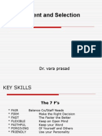 Recruitment and Selection+Ppt+Vara