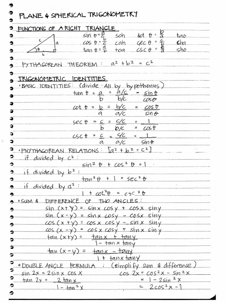 Plumbing Arithmetic Notes PDF