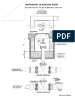 Disposicion de Boca de Riego