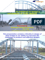 Expertise of Powergen in Design & Engineering of Steel Bridges