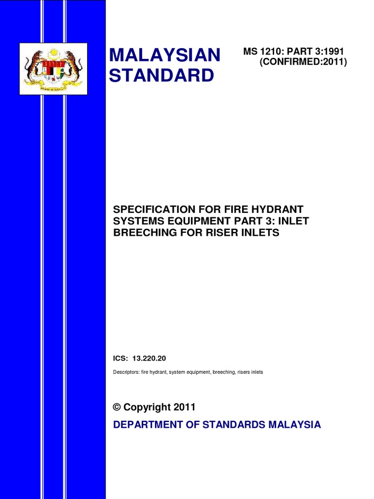 Ms 1210 PT 3 1991 Confirmed 2011 Prepdf | PDF | Standardization | Malaysia