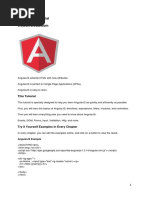 AngularJS Tutorial W3Schools