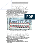 Preventive Checks To Be Carried in All The LCI Channels