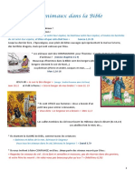 Fiche Bible 29 Été Animaux Dans La Bible PDF