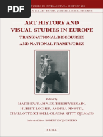 (Brill's Studies On Art, Art History, and Intellectual History, Volume 4) Matthew Rampley, Thierry Lenain, Hubert Locher, Andrea Pinotti, Charlotte Schoell-glass-Art History and Visual Studies in Euro