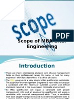 Scope of MBA After Engineering