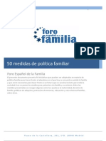 50 Medidas Politica Familiar