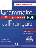 Grammaire Progressive Du Francais Niveau Intermediaire 3rd PDF