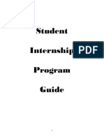 Student Internship Program Guide