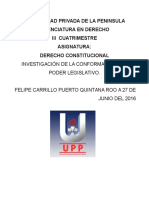 Conformacion Del Poder Legislativo