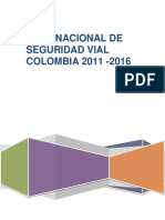 Plan Nacional de Seguridad Vial - Colombia