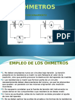 Tipos de Ohmimetros