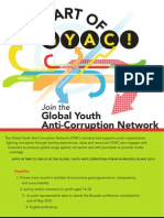 Global Youth Anti Corruption Forum Poster