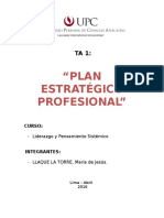 Plan Estratégico Profesional