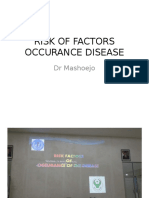 Risk of Factors Occurance Disease