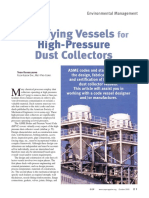 Vessels For High Pressure Dust Collectors