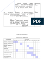 Matriz - Cronograma