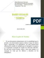 Bases Legales ''Nomina