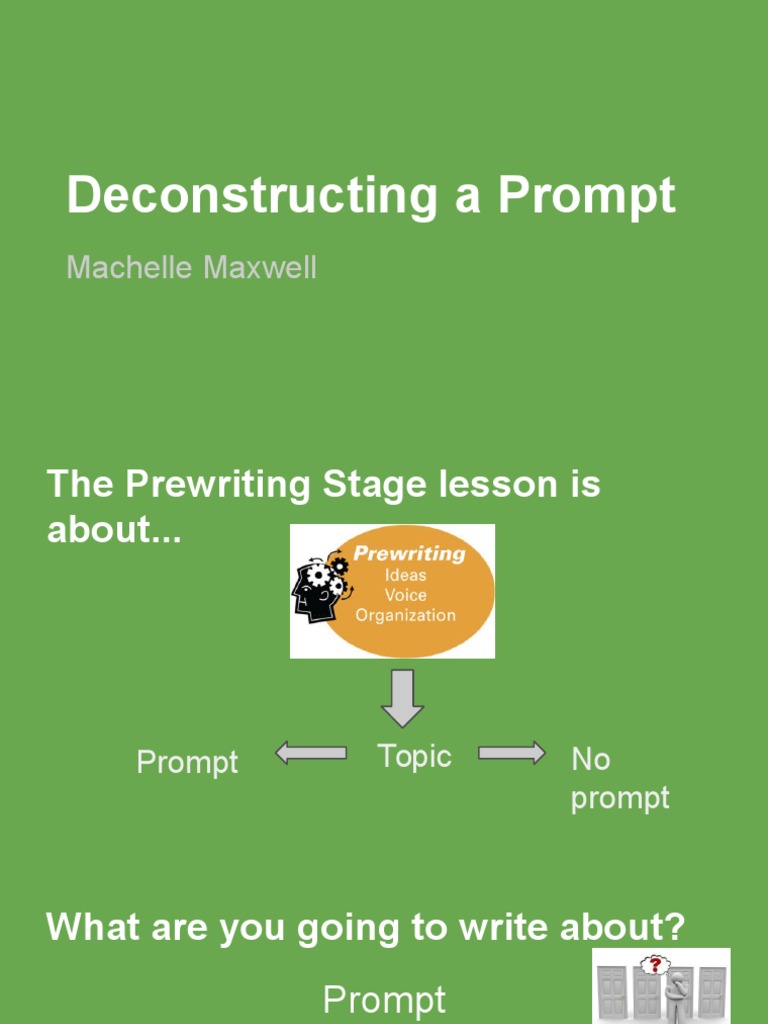 Deconstructing A Prompt Using Rafts PDF Essays Psychological Concepts
